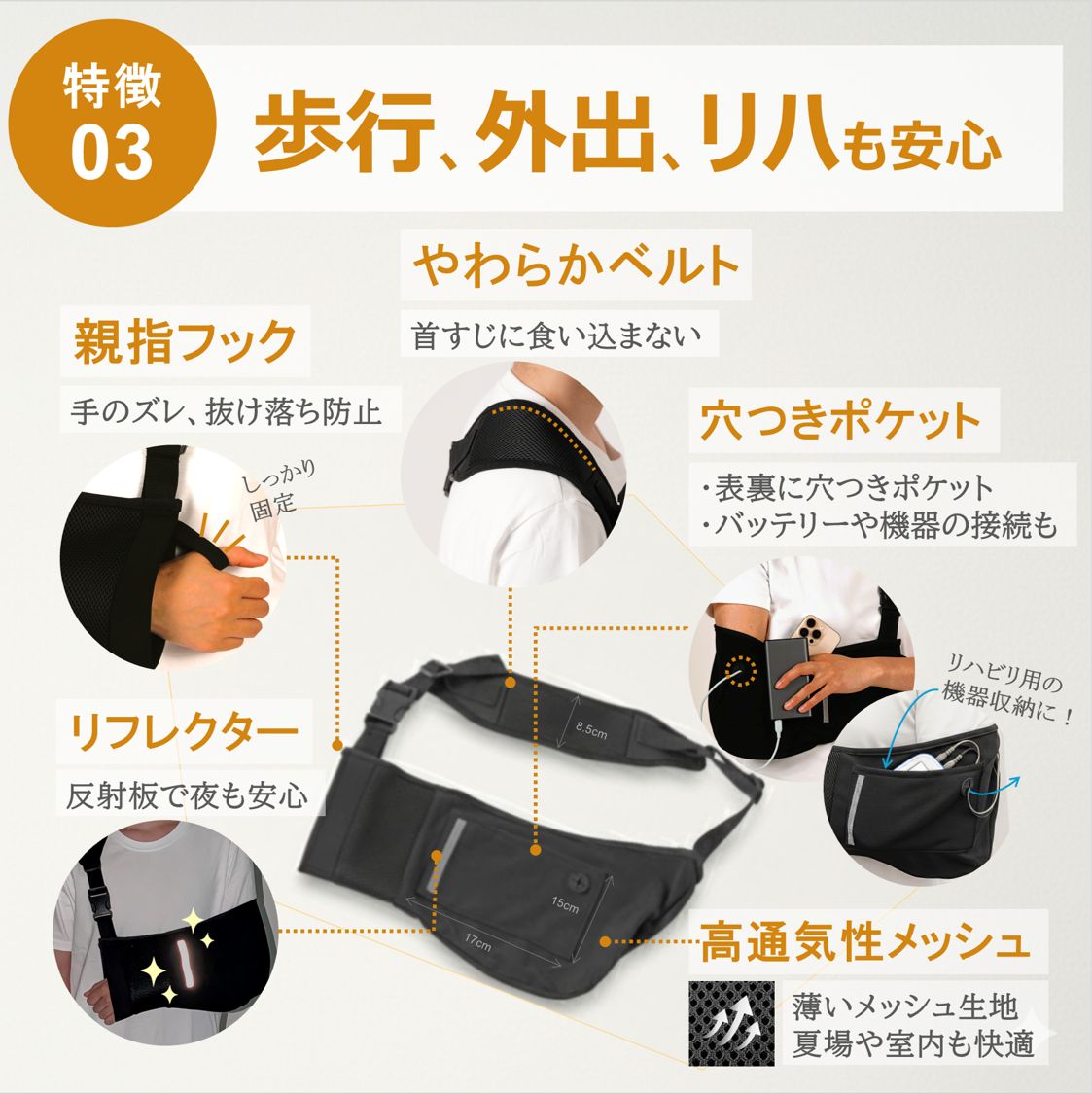 [ケアウィル] アームスリング標準型