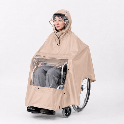 [DE-REHACARE] Fully covered type Wheelchar user's Rainwear